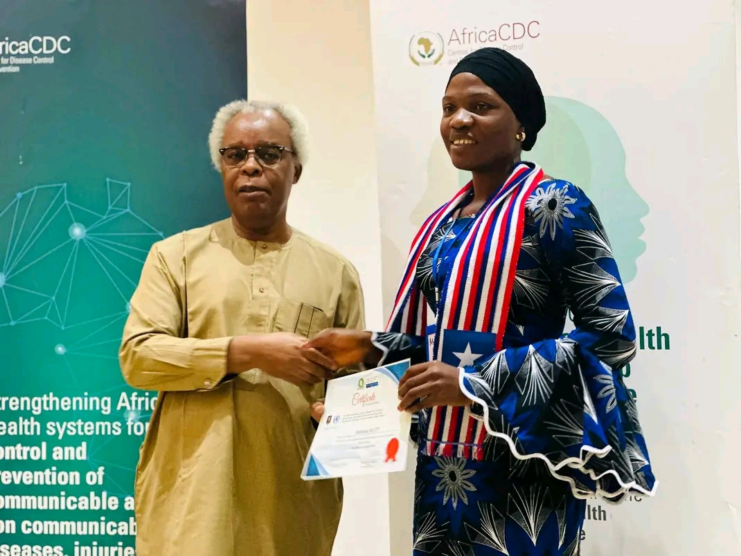 Young health professional using technology